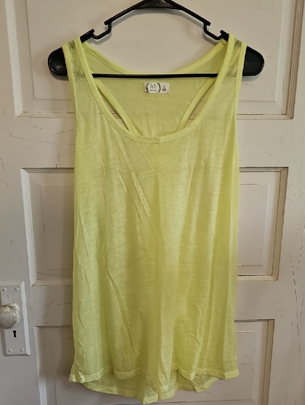 Maurices Neon Yellow Tank Top